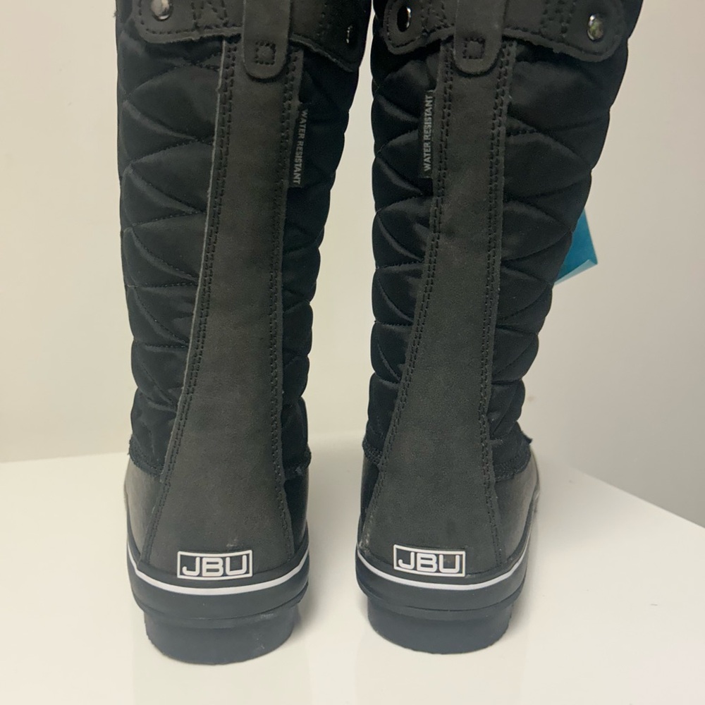 JBU Black Quilted Winter Boots size 10 - Brand New - Picture 5 of 6